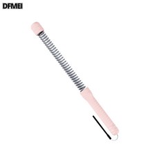 QRU 致佳多功能無繩戰繩體能訓練繩格鬥繩健身粗繩肌肉繩有氧力量, 落櫻粉-全新升級彈簧戰繩-一對裝