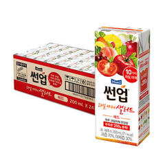 썬업 과일야채샐러드 레드, 200ml, 1개