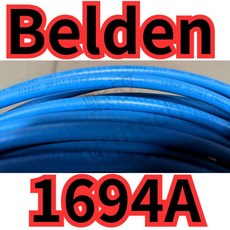 Belden 1694A 同軸線 75歐姆 藍色, 1個, Belden 1694A 切售1米