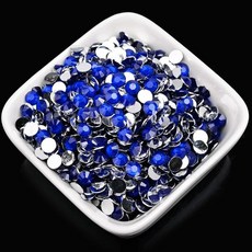 플랫백 레진 크리스탈 라인 반짝이 네일 아트 컬러 신발 가방 캡 의류 장식, 16. Sapphire