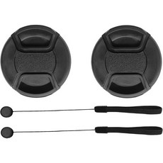 Hxdzieory 카메라렌즈캡 렌즈보호 호환용 43mm Lens Cap Cover for Canon RF 16mm F2.8 STMCanon 50mm f/1.8 STM 2 Pac, 렌즈캡 가리개 바디 정품 43mm 렌즈 캡 커버 캐논