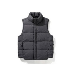 加絨白鴨絨輕羽絨防寒防風保暖刷毛羽絨馬甲背心