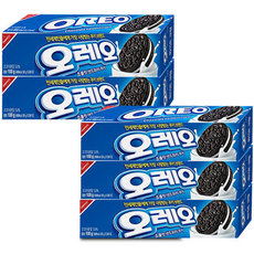 오레오 쿠키 화이트, 100g, 5개