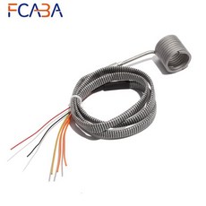 20mm ID 25 ~ 높이 스프링 히터 4.22.2mm 섹션 크기 110V/220V/380V 사출 성형기 핫 러너 시스템 부품, 02 300W 20x35mm(DxH), 01 220V용, 01 K-type Thermocouple