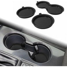 혼다 시빅 액세서리 2022 2023 2024 2025 2026 컵 홀더 삽입 11세대 세단 센터 콘솔 라이너 3D 실리콘 먼지 방지 코스터 매트 패드 인테리어 장식2PCS 블랙, red