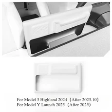 쿠쿠스토어 Tesla Model Y 3 Highland 2025 화면 보호기 프레임 중앙 제어 슬리브 자동차 액세서리, 03 White