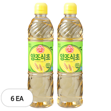 오뚜기 양조식초, 6개, 900ml
