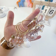 반려동물 고양이 털 보관 기념 키링 추모, 1개, 2번고양이