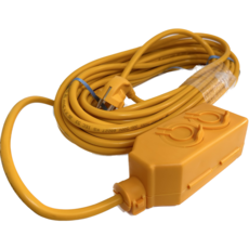 전기리드선 2.5SQ 캠핑 연장선 작업선 전기선 2구 국내제작 10호 20호 30호, 1세트, 노랑, 28m