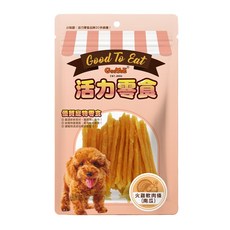 GooToe 活力 狗零食 全系列口味, 1個, KR320-火雞軟肉條(南瓜)100g, 火雞軟肉條(南瓜)