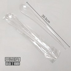 一次性水滴形狀甜品勺 大號獨立包裝, 1個, 創意水滴勺 透明色 這個是散裝,100支/這個是1包