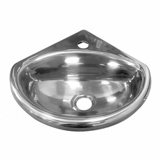 蝴蝶衛浴【台製ST面盆】304不鏽鋼轉角面盆(小)ST面盆角落用.單冷立栓盆.單冷水面盆.立栓孔盆, 單冷轉角立栓盆(超取限2個)(07), 單冷轉角立栓盆(超取限2個)