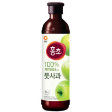 청정원 자연발효 홍초 900ml 석류 복분자 풋사과 베리, 홍초 풋사과 900ml, 1개