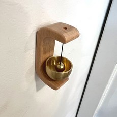 황동 도어벨 느티나무 초인종 현관문종 행운장식, 본상품