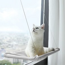 흡착식 고양이 발판 선반 창문 침대 창문해먹 캣워커79m7+7ETB