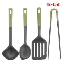 테팔 에센셜 조리도구 4종(국자+뒤집개+볶음스푼+집게), 1세트