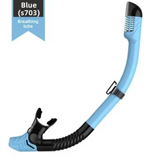 쉬에 드라이 스노클 스노클링 스쿠버 다이빙 프리다이빙 수영 훈련을 위한 이지 브레스 다이빙 스노클 튜브 성인 청소년을 식품 등급 실리콘 마우스피스/탑 밸브 디자인, 02 분홍색