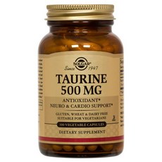 솔가 타우린 500mg 베지터블 캡슐, 100정, 1개