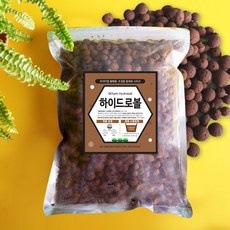 세경팜 하이드로볼 2L 황토볼 분갈이 수경재배소일 화분마감재, 1개