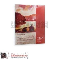 Maruman VifArt A4水彩紙 (242g/S104TW/S304TW), 1個, 粗紋 / Rough / 荒目