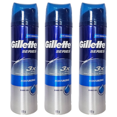 질레트 시리즈 젤 모이스춰라이징 195g 3개, 1세트