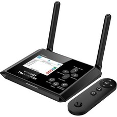 TV용 블루투스 송신기 aptX LL/HD 코덱을 지원하는 무선 오디오 어댑터 화면 표시 HDMI/AUX/RCA/광 입력/출력 TV PC 스피커 헤드폰 연결용 듀얼, TV용 블루투스 송신기 무선 오디오 어댑터 aptX L