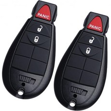 MechanMagic 키 포브 포빅 교체용 디럭스 램 1500 20132021 2500 3500 4500 5500 HD 20132018 픽업 트럭 무선 원격 제어 GQ453T