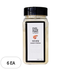 딜리셔스마켓 새우 분말 중형, 180g, 6개