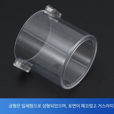 덮개 스위치 보호 캡 비상정지 투명 스위치 보호 커버, 원형 86X64mm, 1개
