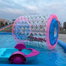 워터 롤러볼 PVC 원형 대형튜브 수영장 수상 롤러 워킹볼 PVC 범퍼볼 1m 키우기