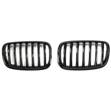 BMW X5 X6 E70 08-14 전면 센터 그릴 스포츠 교체 ABS 호환, Single FIn