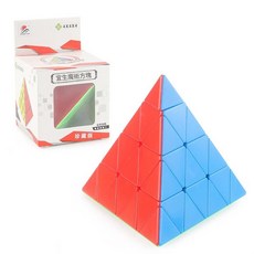 宜生 4X4 金字塔魔方 初學入門順滑旋轉, 420四階金字塔魔方0.125kg, 1個