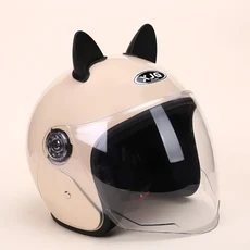 남여 전기 자전거 헬멧 3C 승인 겨울 따뜻한 하프 헬멧 오토바이 안전 모자 사계절 유니버설 버전, 07 style2