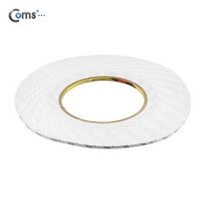 Coms 3M 양면 테이프 총 길이 50m 폭 3mm 두께 0.1mm / ITA852, 1개