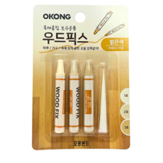 오공 찍힘 나무바닥 강화마루보수 크레용 DIY 거실, 밝은색 1세트, 1개