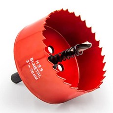 망고테크 하이스 바이메탈 홀쏘 3인치 76mm 아바포함, 홀쏘 3인치 76mm 아바포함1개, 1개