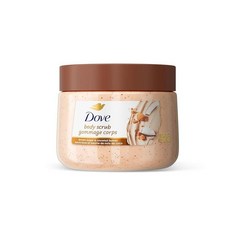 Dove Himalayan Salt & Rose Oil 오일 바디 스크럽은 매끄럽고 빛나는 피부를 위한 각질 제거 및 깊은 영양 공급 425.2g(15온스), Brown Sugar & Coconut Butter, 425.2g