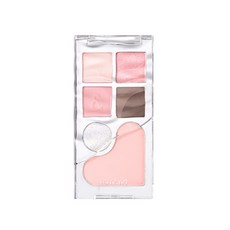 rom&nd Bare Layer Palette 草莓色系眼影盤 溫柔配色 新手友好 打造自然甜美眼妝, 02 草莓粉調, 1個