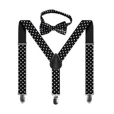 도트어린이멜빵 버클어린이멜빵 블랙dkl2+8sEG