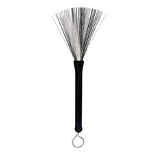 플라스틱 손잡이가 있는 1Pc 접이식 스틸 와이어 재즈 드럼 브러시 32cm 드럼 스틱 타 드럼 스틱 음악 액세서리