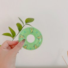 꽥꽥 오리 튜브 사육장꾸미기 파충류 양서류 뉴트 크레 개구리, 1개, 그린