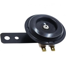 6V 1.5A 110dB 금속 전기 확성기 스피커 트럼펫 블랙 오토바이용 소재 해외 직배송, 6V 1.5A 110dB 금속 전기 확성기 스피커 트럼