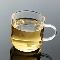 내열유리 6인 찻잔세트 120ml 라떼잔 다기