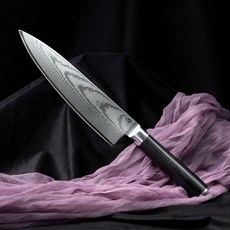 葉添 67層VG10大馬士革主廚刀，玻璃纖維柄，台灣品牌廚刀, 1個