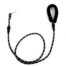 강아지 목줄 리드줄 로프 검정 1.5M 반려견산책줄 dhy*9188dB