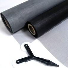 한반도철망 방충망 화이바글라스 일반 창문 베란다 DIY 셀프 교체 1M 5M 10M 30M, 회색, 1개