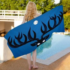 빅 비치 타월 빠른 건조 샌드 여행용 수영장 요가