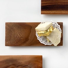 원목 스시 도마 ( 회도마 육회 사시미 초밥접시 우드 접시 일식당 횟집 일식요리 장식소품 나무 플레이팅 도마 홈파티 예쁜그릇 ), 16.5cm, 1개