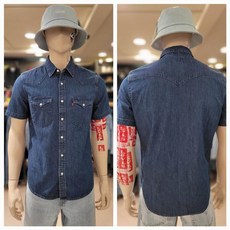 리바이스 클래식 웨스턴 반팔데님셔츠 86626-12