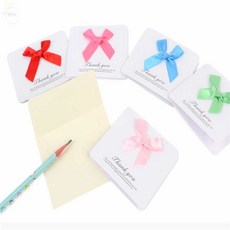 해소미 미니 리본 감사 카드 미니감사카드